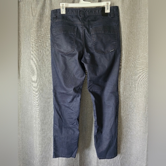Prana Slim Fit Navy Blue Mens Chino Pants 32x30 - Picture 2 of 5